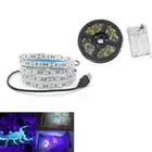 UV Ultraviolet USB LED Strip Light BATTERY 5V Blacklight 395-405nm Dance Party