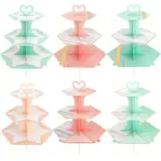 Dessert Stand Made by Paper Easy to Assemble Suitable for Cupcake Muffin