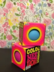 Schylling Color Changing Nee Doh Squeeze Ball Fidget Toy Bundle Blue & Pink New