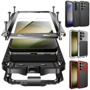 For Samsung Galaxy S23 S22 S21 S20 Ultra S9 S10 Plus Case Heavy Duty Metal Cover