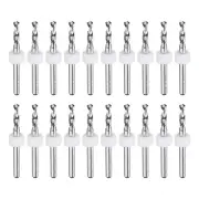 20pcs Micro PCB Drill Bits 2.8mm Tungsten Steel for CNC Engraving