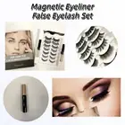 Magnetic Eyeliner False Eyelash Set Eye Lashes Extension Eyeliner Tweezer Makeup