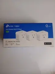 NEW TP-Link Tapo Smart Wi-Fi Plug Mini w/ Matter Enabled (3-pack) White