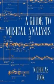 A Guide to Musical Analysis by Nicholas Cook Paperback Book