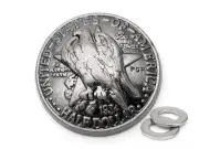 2pcs 1 Inch Coin Concho Western Style Horse Saddle Decorative Concho, Ornamen...
