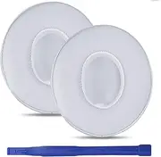 Solo 3 Earpad Replacement for Beats Solo 2 & Solo 3 Wireless On-Ear Headphones,Earpads Repair Parts Ultra Durable Soft Protein Leather Solo 2 Earpad Cushion Replacement(White)