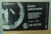 Lark Brewing Label #16 DISCO INFILTRATOR - IMPERIAL STOUT- Iowa