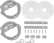 Gatuida Hood Lock Key Car Automatic Holder Brake Line Tools Clutch Headrest Brake Line Kit Aluminum Hood Pin Lock Door Fasteners Drain Wire Adaptor Hook Aluminum Alloy Silver