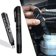 1 PC Car Brake Oil Test Pen, Brake Hydraulic Oil Moisture Analyzer with LED Indicator Lights, Universal Automotive Diagnostic Test Tool, Product Compatible with Most Car Models (Black)