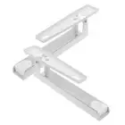 2 Pcs Steel Organizer Oven Stand Shelf Compact Microwave Silver Rack