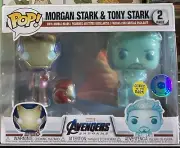 Funko Pop! Avengers Endgame Morgan & Tony Stark glows in the dark Pop in a Box