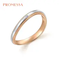 在飛比找momo購物網優惠-【PROMESSA】PT950鉑金 小皇冠系列 結婚戒指 /