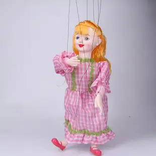 提線木偶拇指姑娘拉線木偶玩具娃娃兒童益智早教禮物親子公仔傀儡