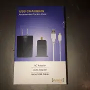 VuPoint Micro USB Charging Combo Pack AC & Auto Adapters With Cable NIB