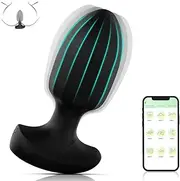 Anal Plug Vibrators Sex Toys - APP Remote Control Sex Machines with 9 Intense Vibration Modes, Female Wearable G Spot Vibrator Male Vibrating Butt Plug Adult Sex Toys and Games for Men Women