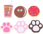 6Pcs Cute Data Cable Protectors Cartoon Fruit Animal Covers for and Charger Cables Durable and Easy to Use for Laptops and Mobile Devices