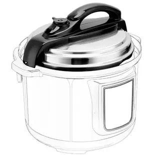 高壓鍋蓋子配件單蓋28L4L5L6L通用電壓力鍋使用適用不銹鋼塑料老