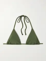[Matteau] Matteau - The String Recycled Triangle Bikini Top - Green - 1 1 Green