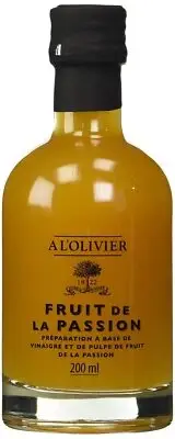 A L'Olivier Fruit Vinegar - Passion Fruit (200 ml)