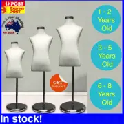 Unisex Kids Boy Girl Child Children Mannequin Torso Cloth Dress Form Model Stand