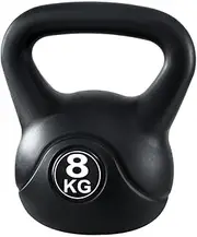 Everfit 8kg Kettlebell Set Weight Lifting Bench Dumbbells Kettle Bell Gym Home