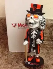 SF GIANTS JERRY GARCIA GRATEFUL DEAD UNCLE SAM SKELETON TRIBUTE BOBBLEHEAD NEW