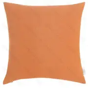 100% Premium Cotton Home Decor Cushion/Throw Pillow (With Insert) Orange