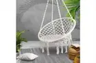 Hammock Chair Cotton Swing Rope Indoor / Outdoor Hanging Indoor 124CM