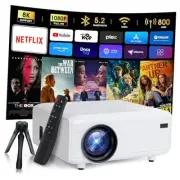 [Netflix Officially-Licensed ],Projector, Native 1080P Bluetooth Projector E28