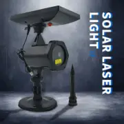 Moving Sky Star Solar Laser Projector Landscape Lighting - Red & Green Christmas