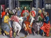 The Last Supper M. Vos Accent Tile Mural Kitchen Wall Backsplash Marble Ceramic
