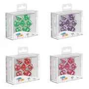 Oakie Doakie Dice RPG Set of 7 (D4,D6,D8,D10,D12,D20) Choose from 4 Colours