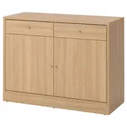 TONSTAD sideboard, oak veneer, 121x47x90 cm