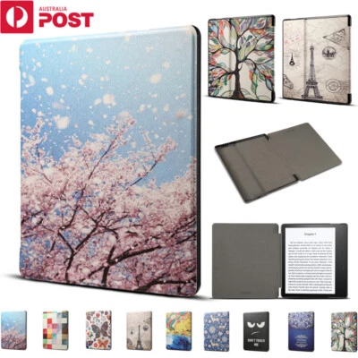 For Amazon Kindle Oasis 2 2017 9th / 2019 10th Leather Magnetic Smart Case Cover