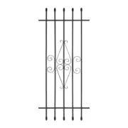 Grisham Spear Point Window Security Burglar Child Safety Steel Bar Guard 24"x54"