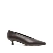 [Aeyde] Aeyde 35mm Pointed-toe Kitten-heel Pumps 37 IT BROWN