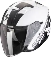 Scorpion EXO-230 QR, open face helmet , color: Matt White/Black , size: M