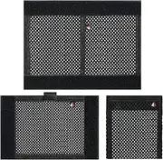 Pack of 3 Sizes Hook and Loop Mesh Pockets Net Bag/Fastener/Organizer for Securing Items in The DSLR SLR Camera Backpack/Insert Bag/Video Bag