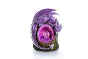 Crystal Wonderland Magical Purple Dragon Crystal Tree LED Backflow Incense Burner