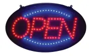 LED Sign, "Open", 3 Pattern, Dust Cover (5 Each)