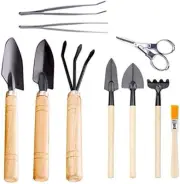 Yitaocity 10In1 Succulent Tools,Mini Garden Tools,Pruning Scissors as Plant A...