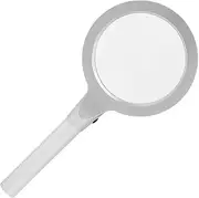 Lighted Magnifying Glass, Lighted Magnifying Glass Handheld for Reading 5X 10X Handheld 12 LED Illuminated Magnifier for Reading
