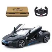 BMW i8 RC Car 1:14 Scale Remote Control Toy Auto Open Doors Gift for Kids Adults