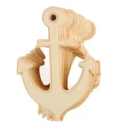 Bulk Buy of 24 Unfinished Craft Wood Dimensional 8" Anchor Cutouts
