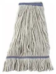 Mop Head, White Yarn, 24oz, 600g, Looped End (20 Each)