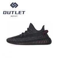 官方正品 Adidas Yeezy Boost 350 V2 全黑 滿天星 男鞋 女鞋 愛迪達 休閒鞋 FU9007