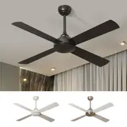 Vevare 52" Ceiling Fan AC Motor 4 Blades Fans with Remote Control Timer