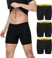[Battewa] Full Coverage Incontinence Underwear for Men Leak Proof Boxer Briefs for Adult Male Bladder Control 100ml 3Pack