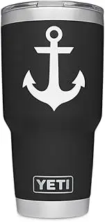 Anchor Genuine Decal for Windows, Yeti and RTic Tumbler Cups, MacBook laptops, iPad Tablets, iPhone, Android and More!