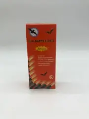 Halloween String Lights Orange Bulbs For Indoor Use 20 Lights 3.75 ft Set of Two